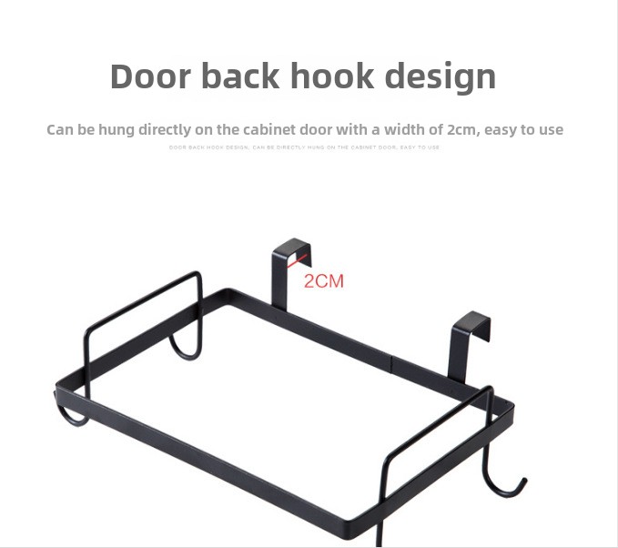 Wrought Iron Trash Can Hanger