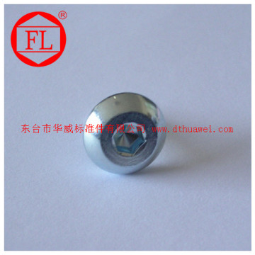 stainless steel hexagon slotted screws