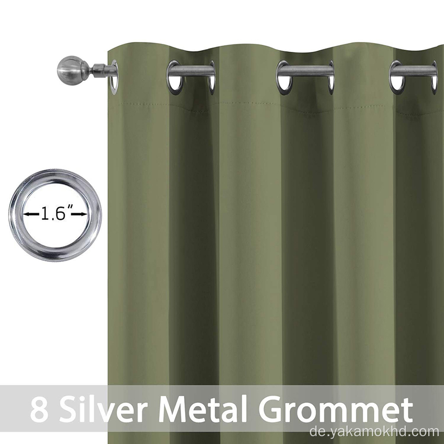 Sage Blackout Curtains 84 Zoll lang