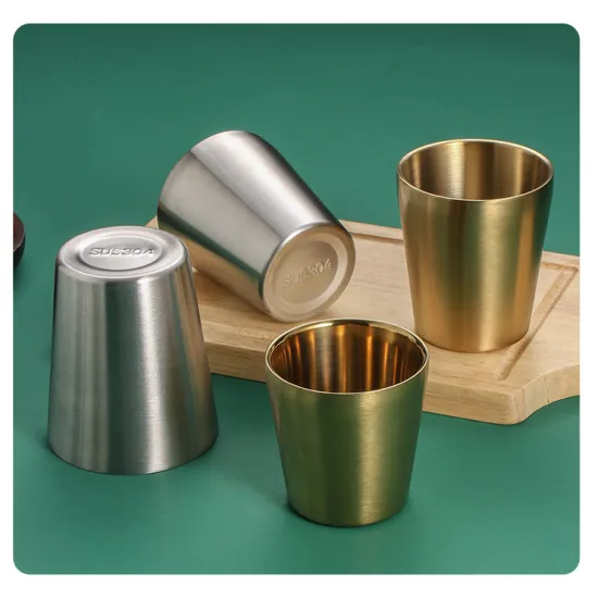 Stainless Steel 304 Double Wall Beverage Cup for Restaurant & Bar