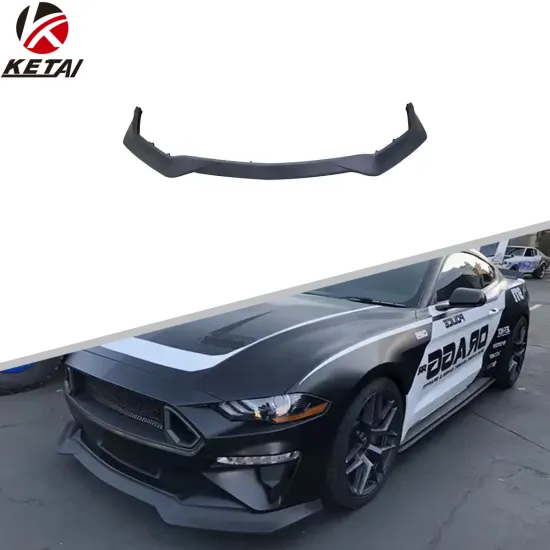Rock Style Front Bumper Lip Accessory for Mustang 2018-2022