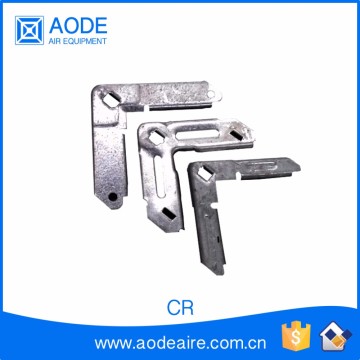 Galvanized Fixing Corner of duct work accessories for HVAC ventilation system, CR air conditioning parts