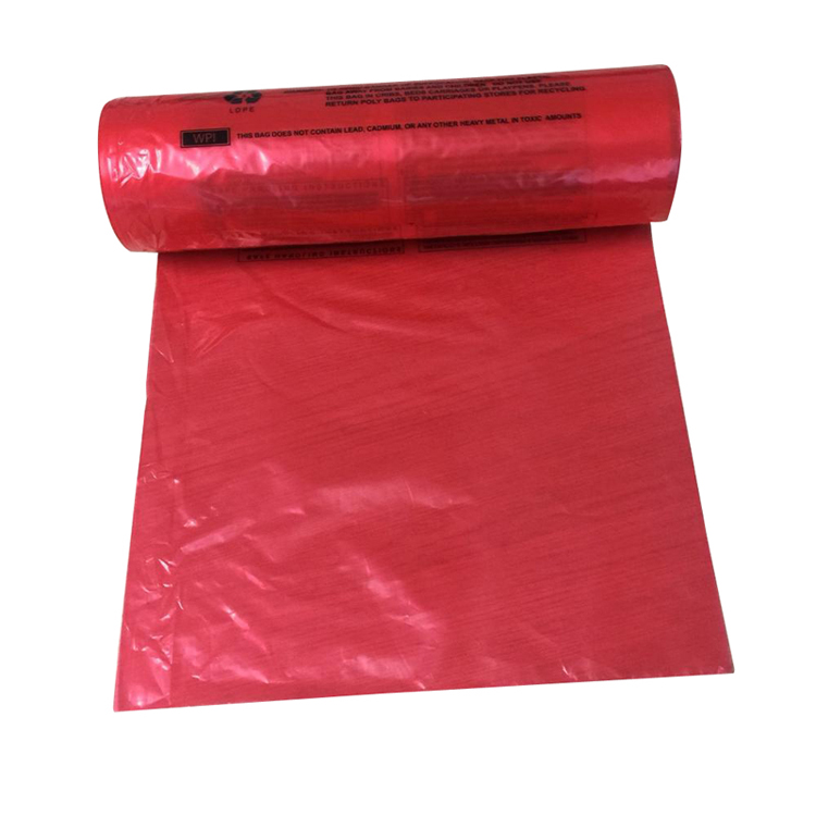 Roll Flat Bags Hdpe Supermarket Clear Food Heat Seal Gravure Printing Accept Plastic bag