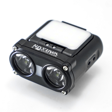 WARSUN MD9 Headlamp: 8000 Lumen, IPX5 Waterproof, Type-C Rechargeable, Multi-light Source with Frog-eye Lens