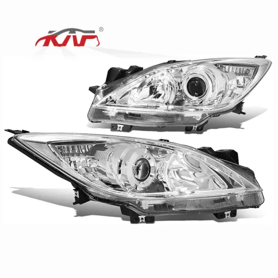 Chrome Housing Clear Corner Headlight MA2518130 for MAZDA 3 (2010-2013)