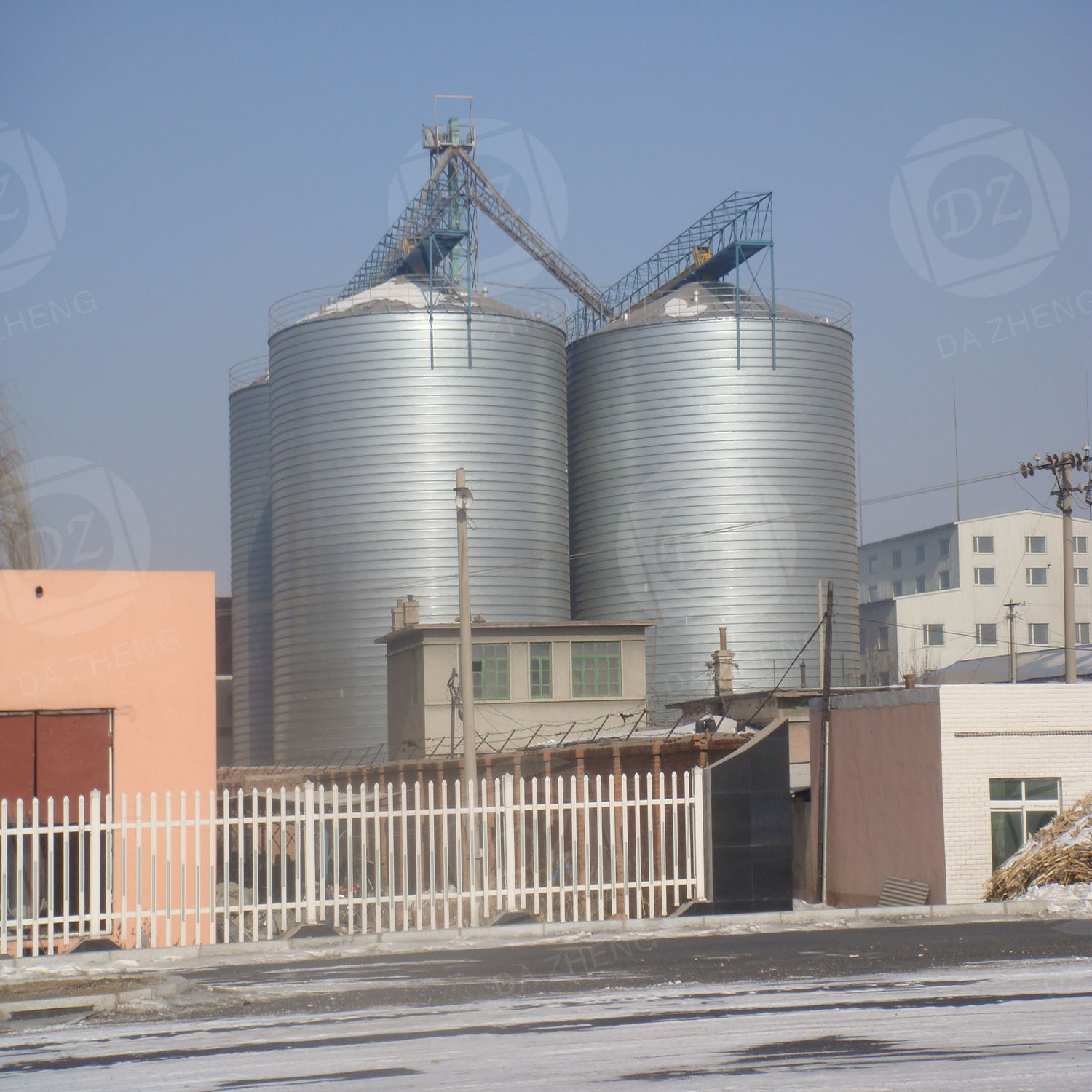 Silo for steel smelting industry