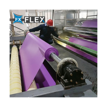 High Strength PVC Coated Tarpaulin Roll - Purple (400-650 GSM) for Inflatable Toys