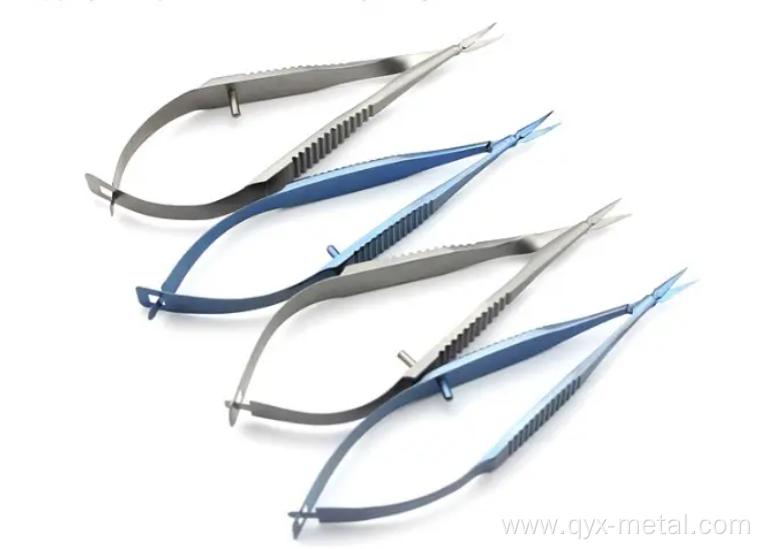 Titanium Alloy Straight Miniature Ophthalmic Surgery Scissor