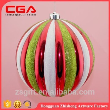 Graceful wholesale christmas decorations balls Plastic christmas decorations