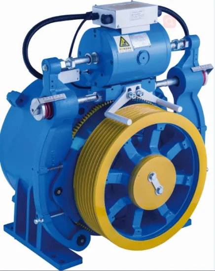 Gearless Traction Machine for Elevator WYJ250 410 Single Wrap Series