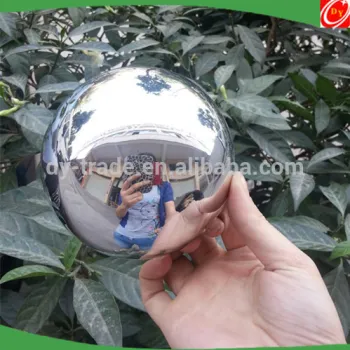 Polished Mirror Half Aluminum Ball