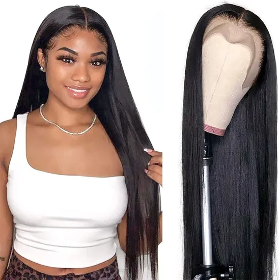 SPARK cheap wholesale hair wigs Brazilian virgin transparent lace front wig HD full lace frontal human hair wigs for black woman