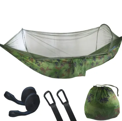 Custom Double & Single Lightweight Portable Outdoor Camping Hammocks for Factory Wholesale