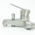 Luxury Hotel Single Lever Gold Brass Bathroom Wash Basin Faucet Taps