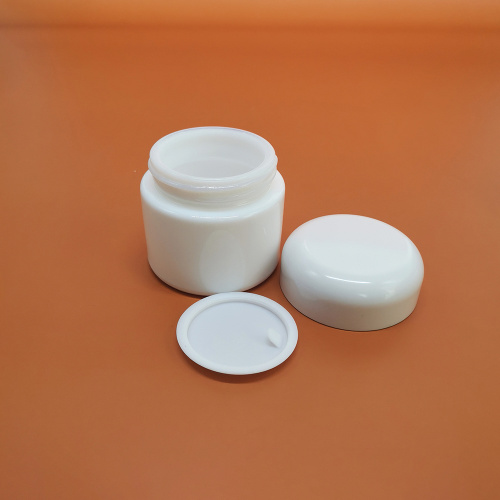 Cream Jar Opal Glass Jars with Cap and Gasket Factory
