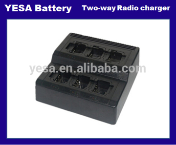 Six way rapid charger for walkie talkie BP231 BP232 APX1105 APX1115