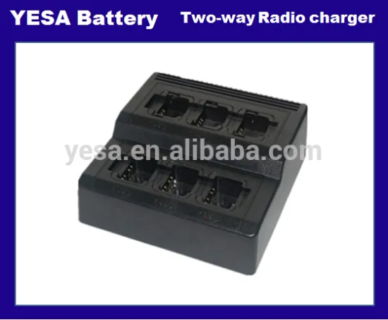 Six way rapid charger for walkie talkie BP231 BP232 APX1105 APX1115
