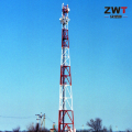 Torre monopolo de alta resistencia para infraestructura de telecomunicaciones