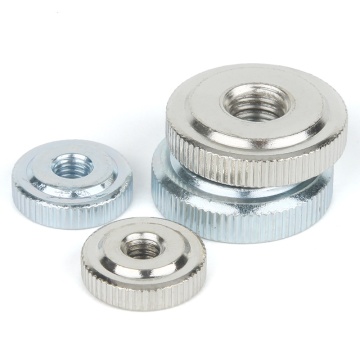 Brass Flat Knurled Thumb Insert Nut