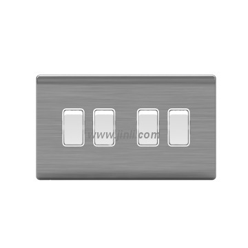 W83A series -- 4 gang 1 way  wall switches 147 size
