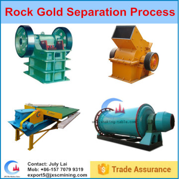 Rock gold mining shaking table for rock gold deposit separation