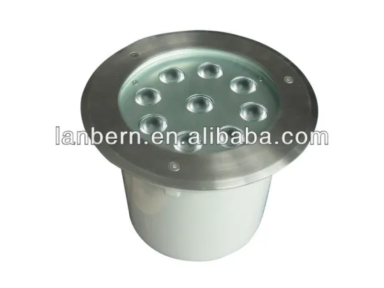 12v 24v High Power decorating led outdoor light alibaba express single color or RGB 9*1W 9*3W IP67 led underground paving light