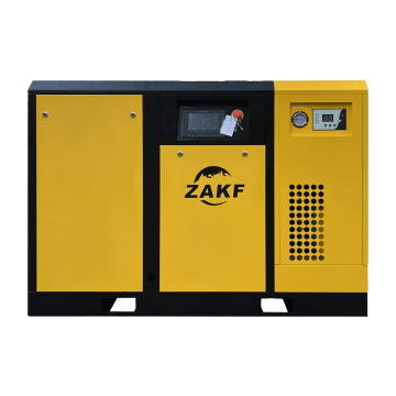 Integrated as a whole 30HP PM VSD screw air compressor with air dryer