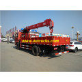 Dongfeng 5ton Truck mounted Telescopic Cranes