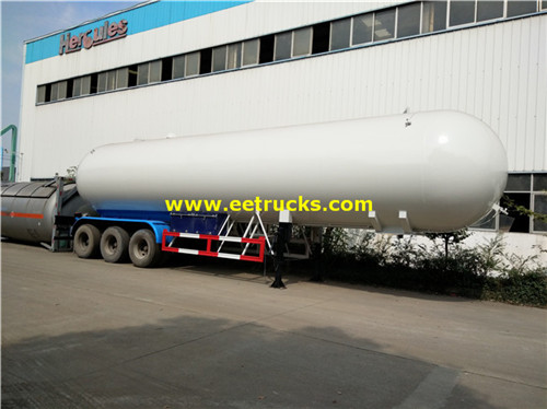 56CBM 29ton Propane Uwasilishaji Trailers