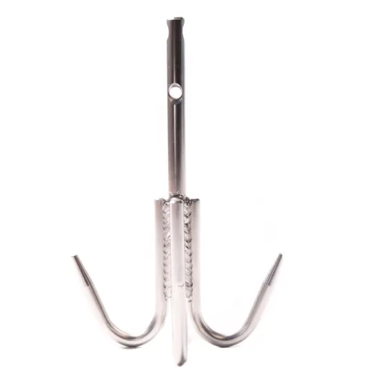 Stainless Steel Grapple Hooks & Fishing Gear for Anchor Retrieval