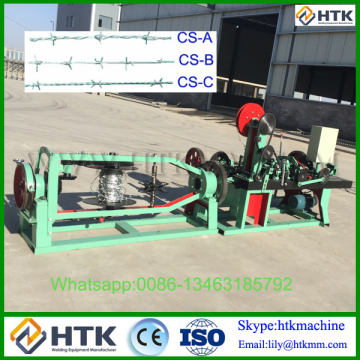 high efficiency double twisted barbed wire machine factory