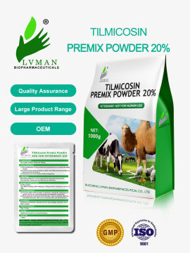 20% tilmicosin premix 50/1000g สำหรับการใช้สัตว์