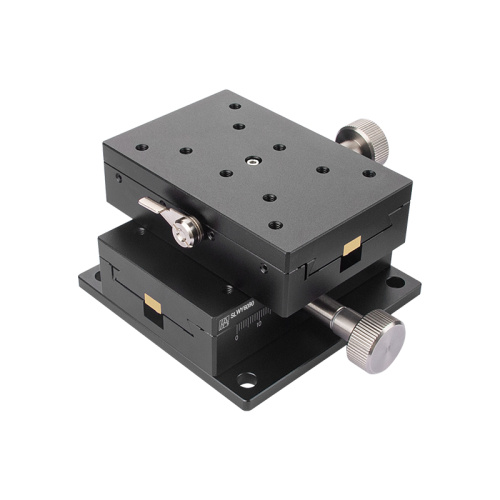 Etapa cu canelura în coadă de rândunică manuală din aliaj de aluminiu pe axa XY