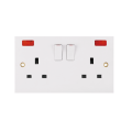 Z Series 2 Gang 13a Switched Socket