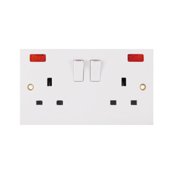 Z Series 2 Gang 13a Switched Socket