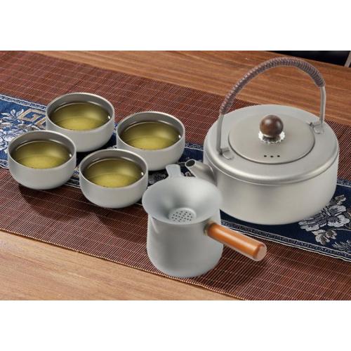 Набор чысты тытанавы чайнік