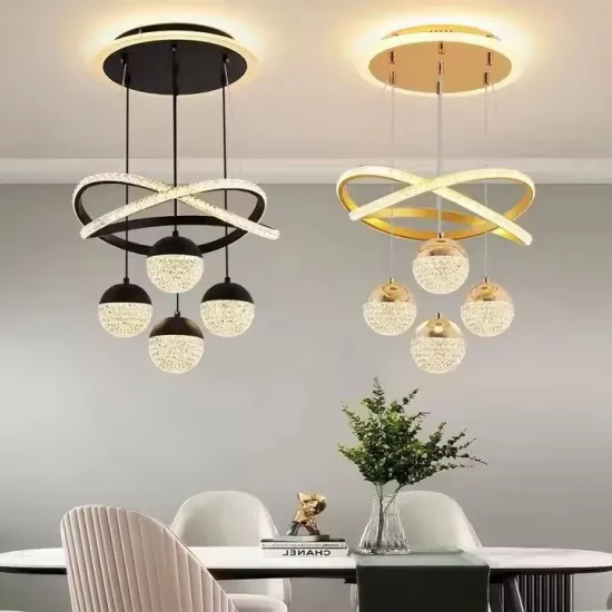 Luxury Ceiling Crystal Acrylic Chandelier Pendant Lamp