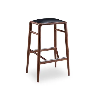 Ritz Wooden Tall Bar Stool
