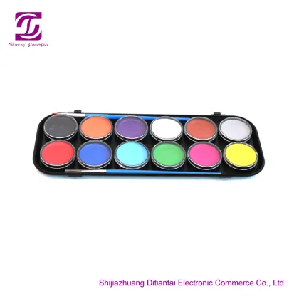 Good Pigment Vibrant Colors Nice Face Paint Set