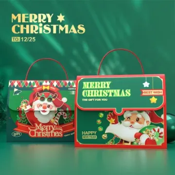 Customized candy paper bags for Christmas