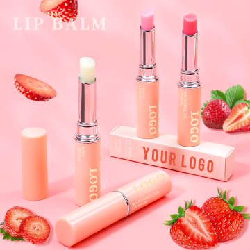 Balm bibir vegan organik kustom Korea dengan citarasa alami dan pelembab pencerahan