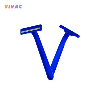 VIVAC Twin Blades Stainless Steel Manual Disposable Razor