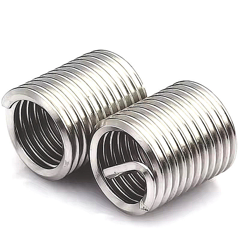 OEM Metric UNC UNF Tangless Coil Locking Screw Thread Insert Customizable American Made of 304 Stainless Steel