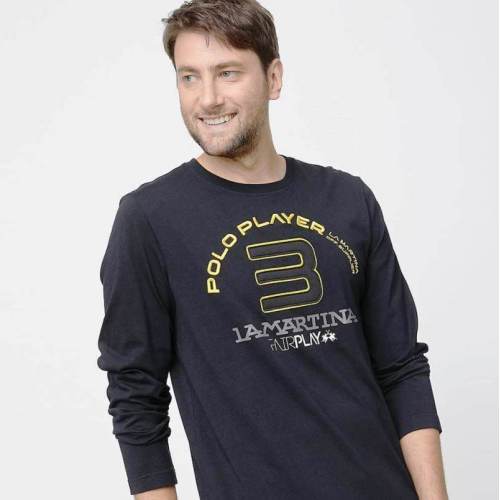 Mens Casual Print and Embroidery Long Sleeve T-Shirts