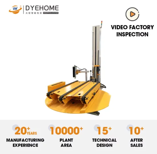 Automatic Stretch Wrapping Machine Add Ramp