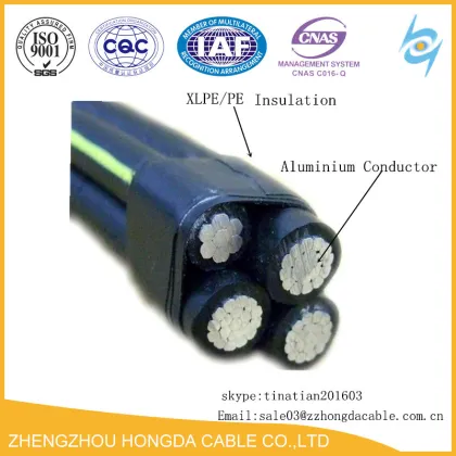 Overhead ABC Triplex Cable Four Cores 35mm2 ABC Cable