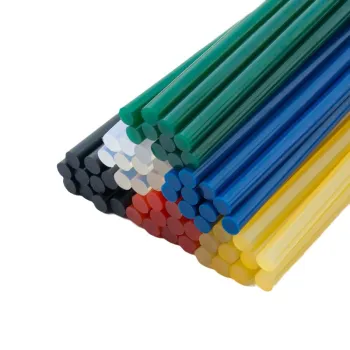 Wholesale Colored Glitter Hot Melt Glue Sticks 7mm for School DIY Crafts