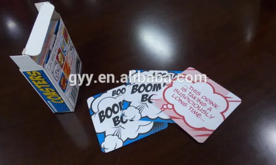 Interesting Game Box, Cardboard Card for Game