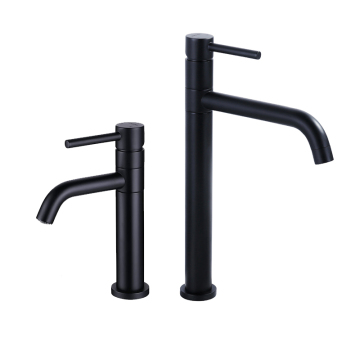 Brass Single Handle Bathroom Basin Faucet High Sink Tap