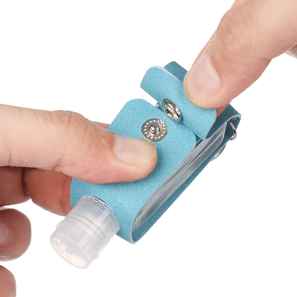 30ml Portable Reusable Travel Hand Sanitizer Bottle Shell With Keychain Bottle Hand Washing Gel Storage Bottle